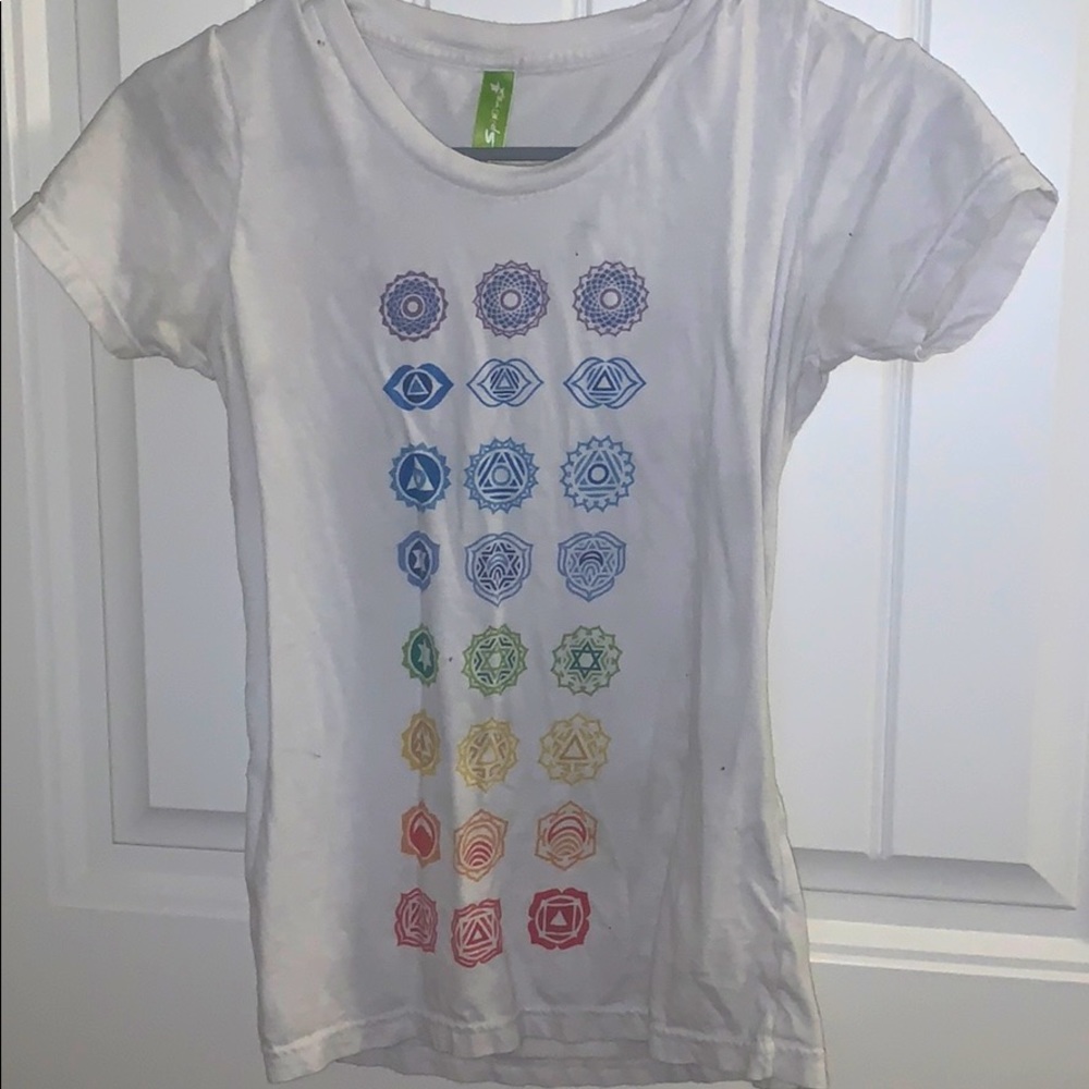 White chakra tshirt